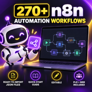 270+ n8n AI Automation Workflows | Ready-to-Use Business Solutions | PLR & MRR