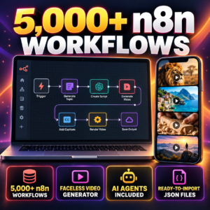Faceless Video Generator + 5,000+ n8n Automation Workflows