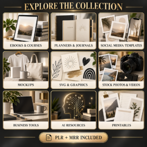 100 Million+ PLR & MRR Digital Products Mega Bundle | Master Resell Rights Collection for Online Sellers
