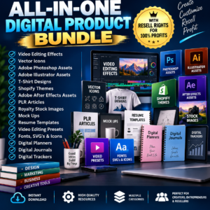 75M+ Digital Products Mega Bundle | PLR & MRR | eBooks, Templates & Resell Rights