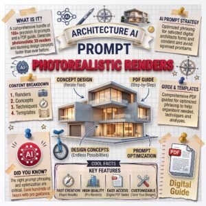 Ultimate Architect Prompt Pack | AI Visualization Prompts & Digital Templates (Instant PDF)